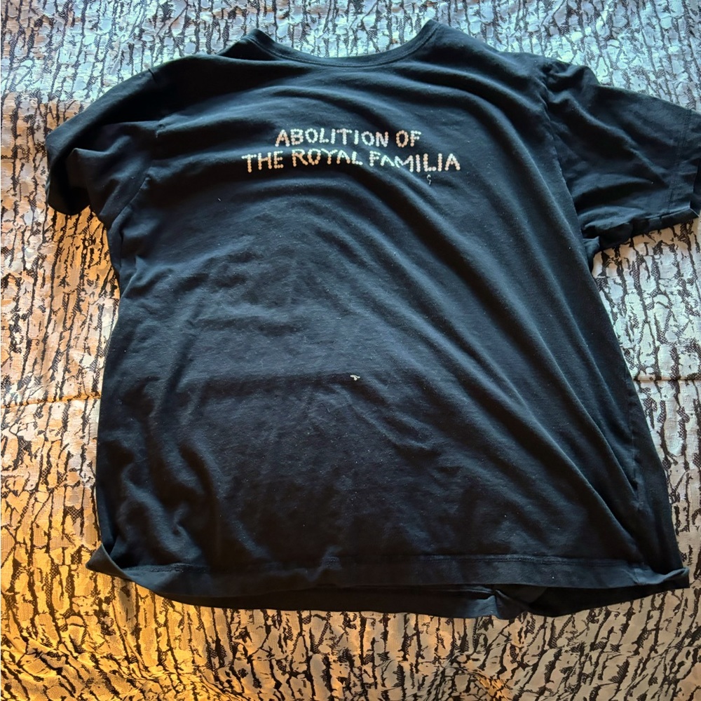 Xxl size black tee abolition of the royal familia album from the orb